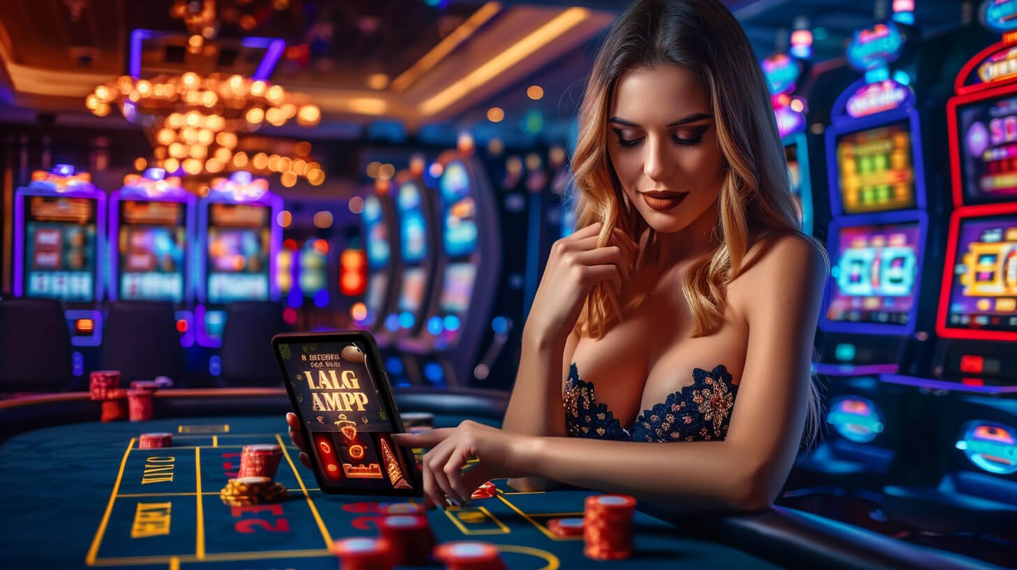 Demonstrasi layar permainan Bigger Bass Bonanza menunjukkan fitur bonus, tombol putar, dan tampilan kemenangan